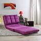 preview thumbnail 53 of 58, Loungie Microsuede 5-position Convertible Flip Chair/ Sleeper