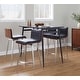 preview thumbnail 7 of 32, Porch & Den Naldi-Mason Swivel 5-Piece Counter Height Dining Set