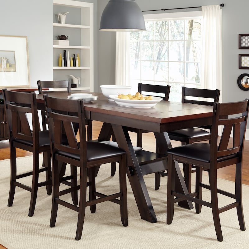 Lawson 7 Piece Gathering Table Set - Espresso