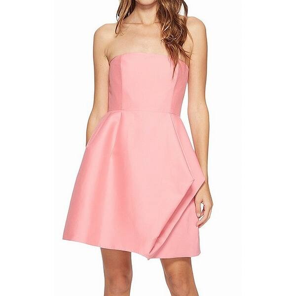 Shop Halston Heritage Womens Dress Pony Pink Size 2 Shift Folded