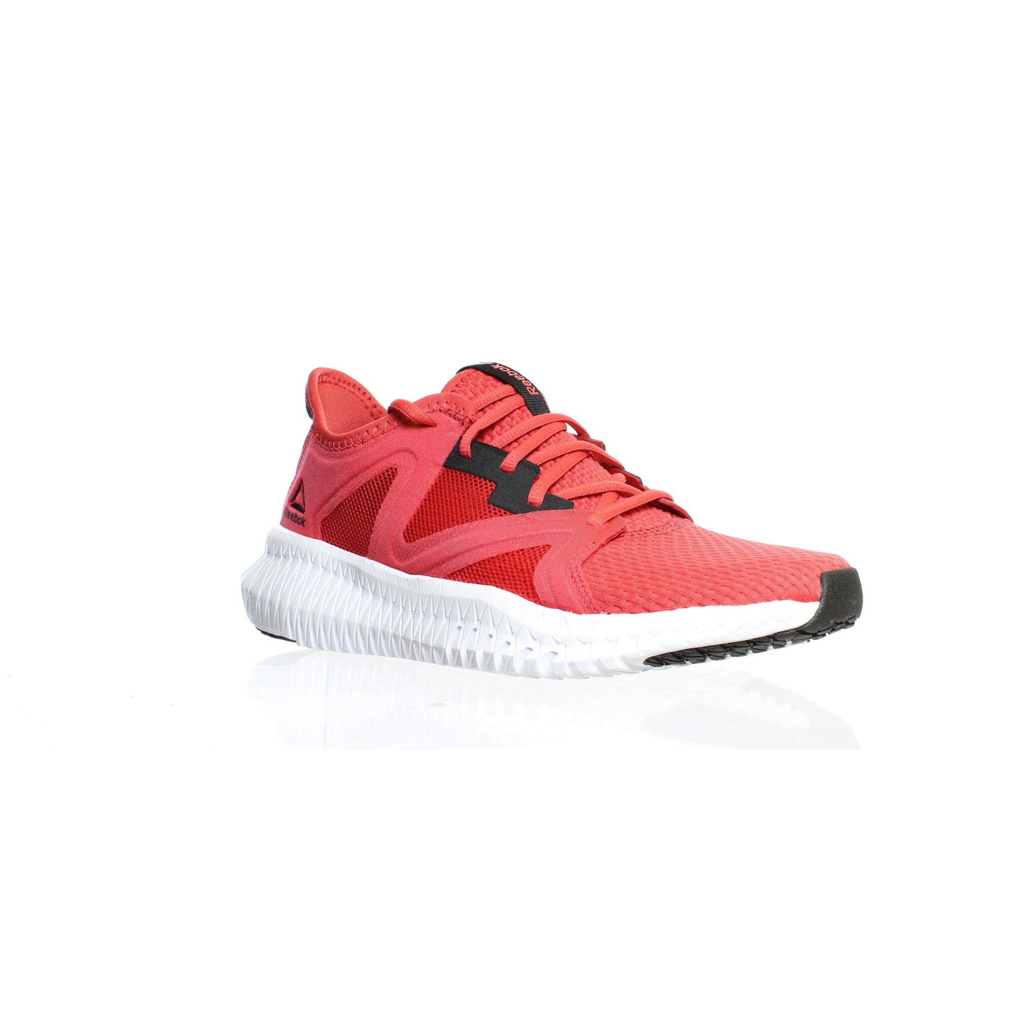 reebok red black shoes