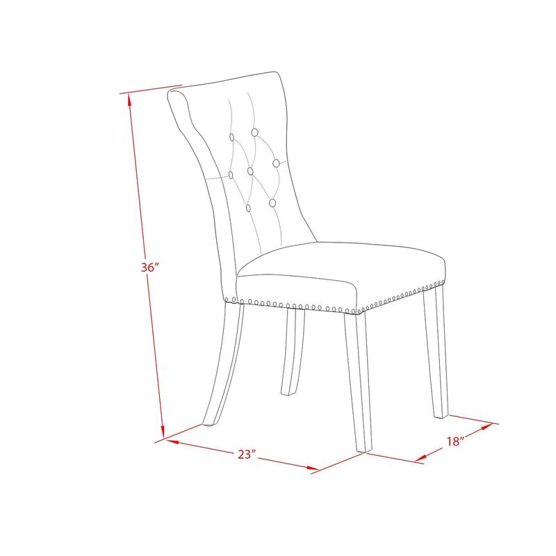 East West Furniture Table Set- a Dining Room Table with X-Legs and Doeskin Linen Fabric Parson Chairs, Off-White(Pieces Options)