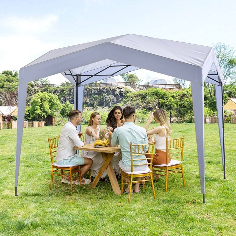 Costway 10 x 10 FT Outdoor Pop up Canopy Tent with Higher Top Roller - See Details