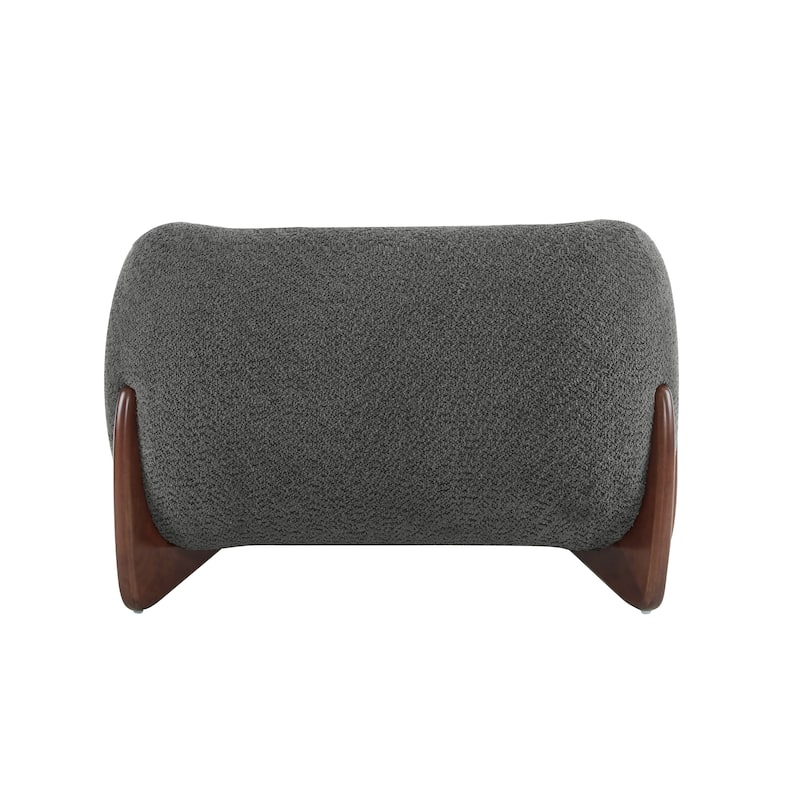 Tina Modern Upholstered Boucle Arm Club Chair by Christopher Knight Home