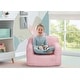 preview thumbnail 9 of 16, Delta Children Cozee Sherpa Chair for Kids for Ages 18 Months and Up Pink
