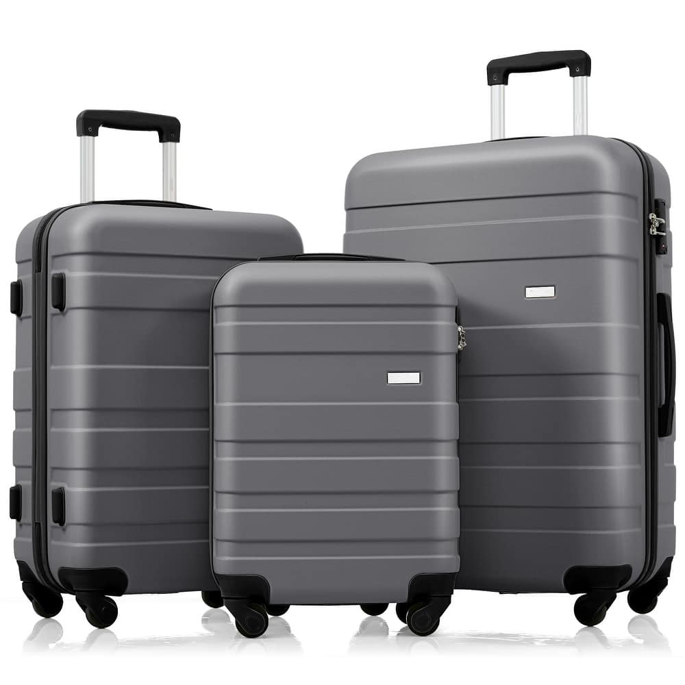 Luggage Sets New Model ABS Hardshell Three-pcs Clearance Luggage Hardside Lightweight Durable Suitcase sets