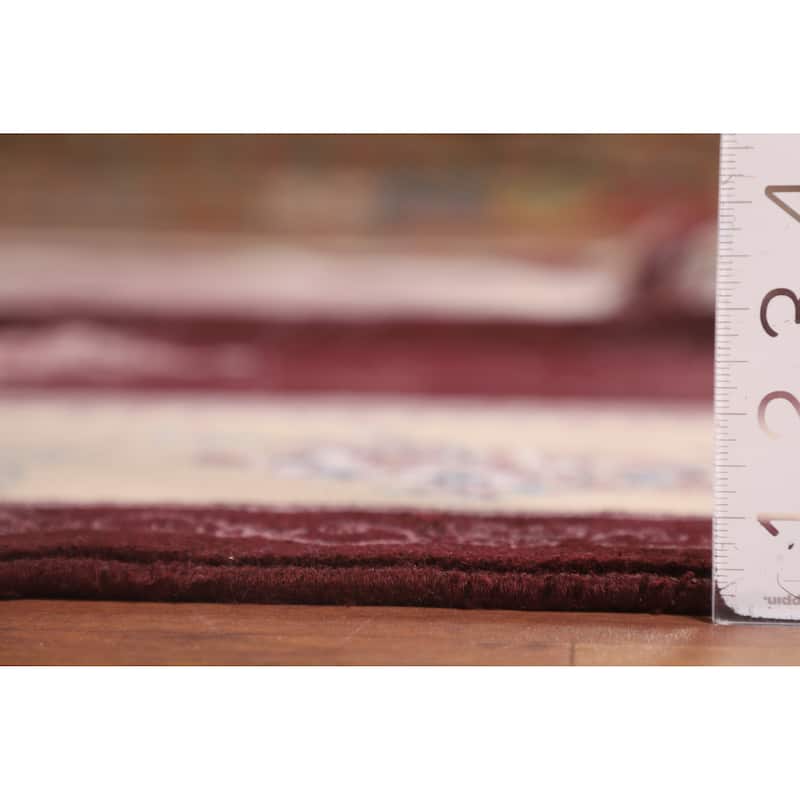 Victorian Style Tabriz Turkish Area Rug Machine Made Carpet - 9'8" x 12'11"