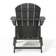 preview thumbnail 7 of 10, Laguna Weather Resistant Outdoor Patio Folding Adirondack Chairs (Set of 2)