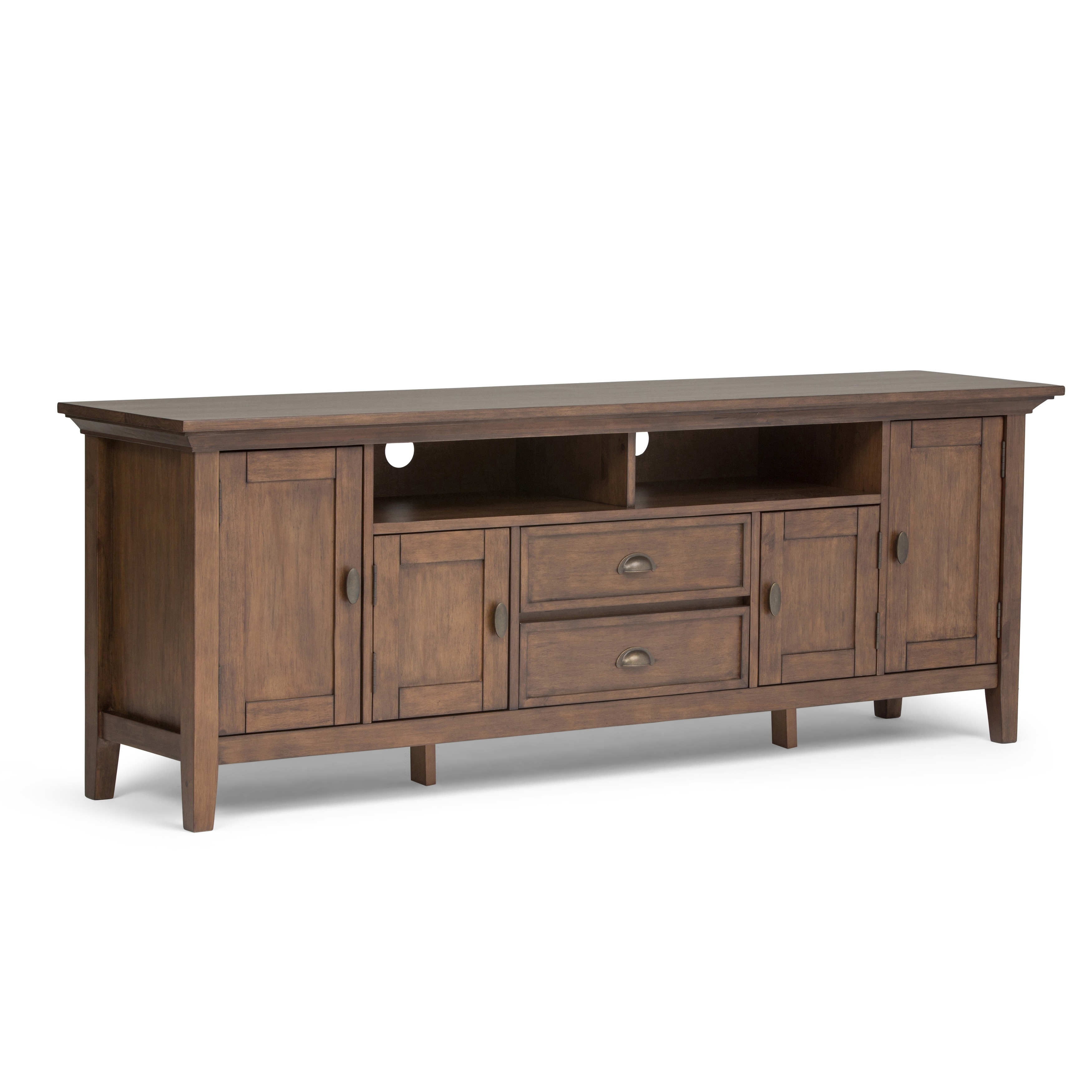 Solid wood tv online stand 80 inch