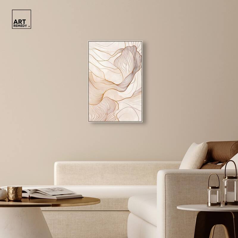 Contoured Reverie II Canvas by Art Remedy