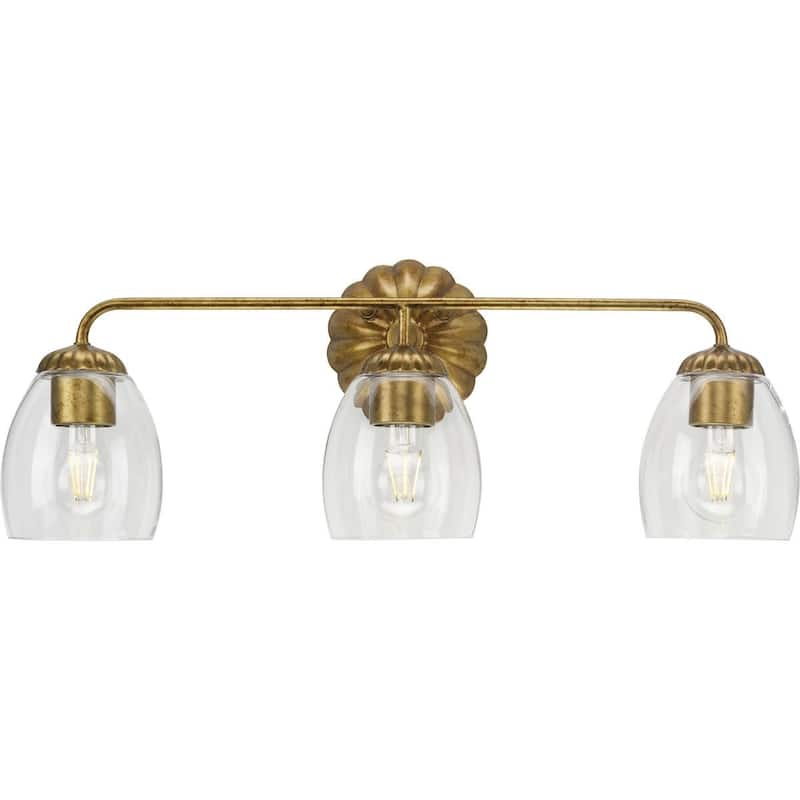 Progress Lighting P300490 Quillan 3 Light 24" Wide Vanity Light