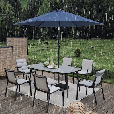 Ainfox Patio Umbrella Without Base for Garden Patio
