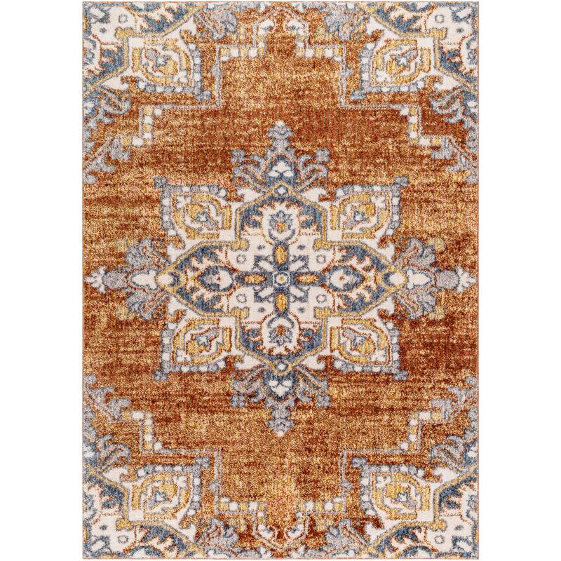 Livabliss Monet Traditional Medallion Area Rug