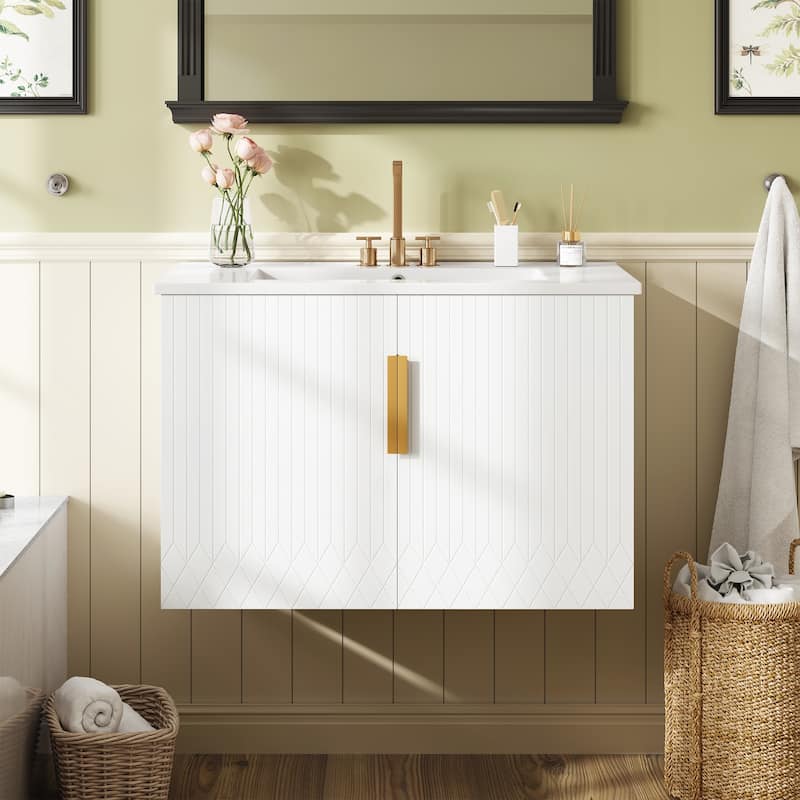 Stylish Vintage Bathroom Vanity with Premium Functionality and Durability