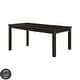 preview thumbnail 11 of 13, Furniture of America Tays Contemporary Black Solid Wood Dining Table