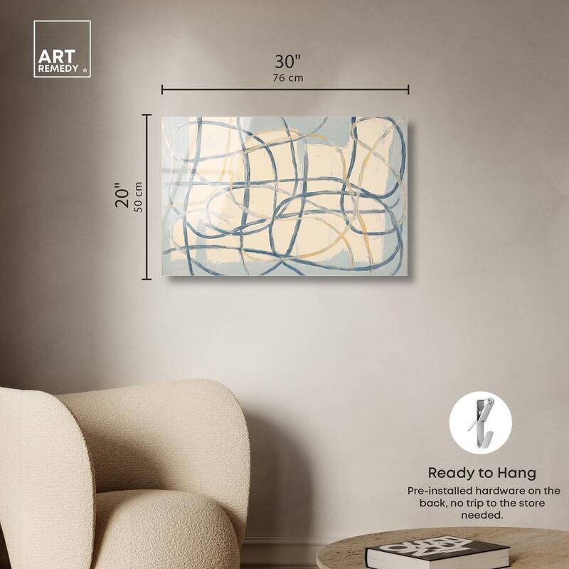 Unbroken Line I Acrylic by Art Remedy, Ready to Hang