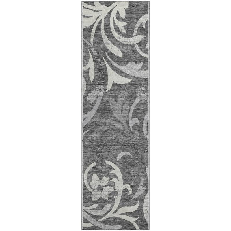 Premium Washable Super Soft Contempory Scroll Mayfield Rug