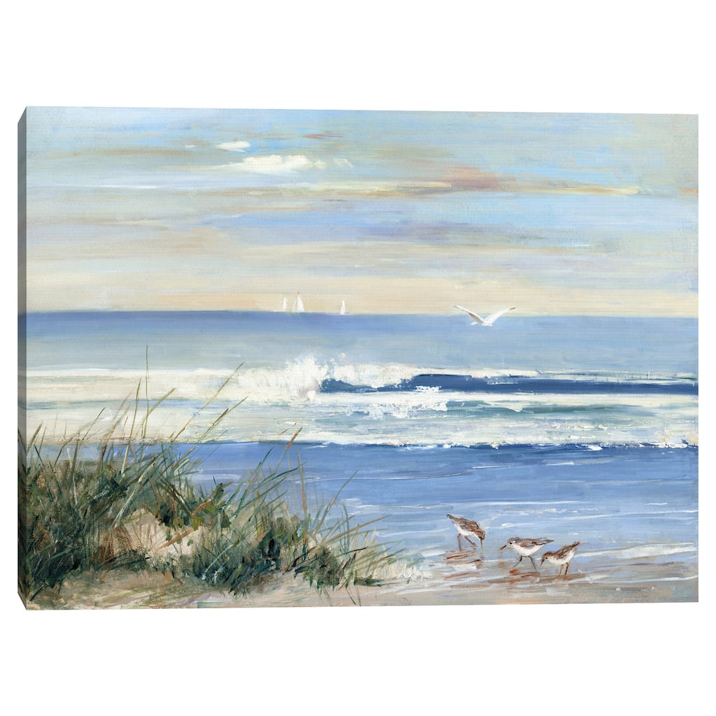 Beachcombers by Sally Swatland Canvas Art Print