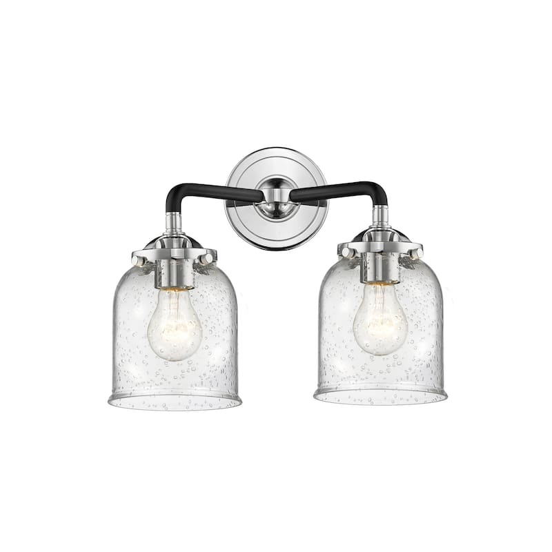 Innovations Lighting Small Bell 2 Light 13" Wide Bathroom Vanity Light