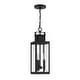 preview thumbnail 1 of 3, Ascott 3-Light Outdoor Hanging Lantern in Matte Black Matte Black