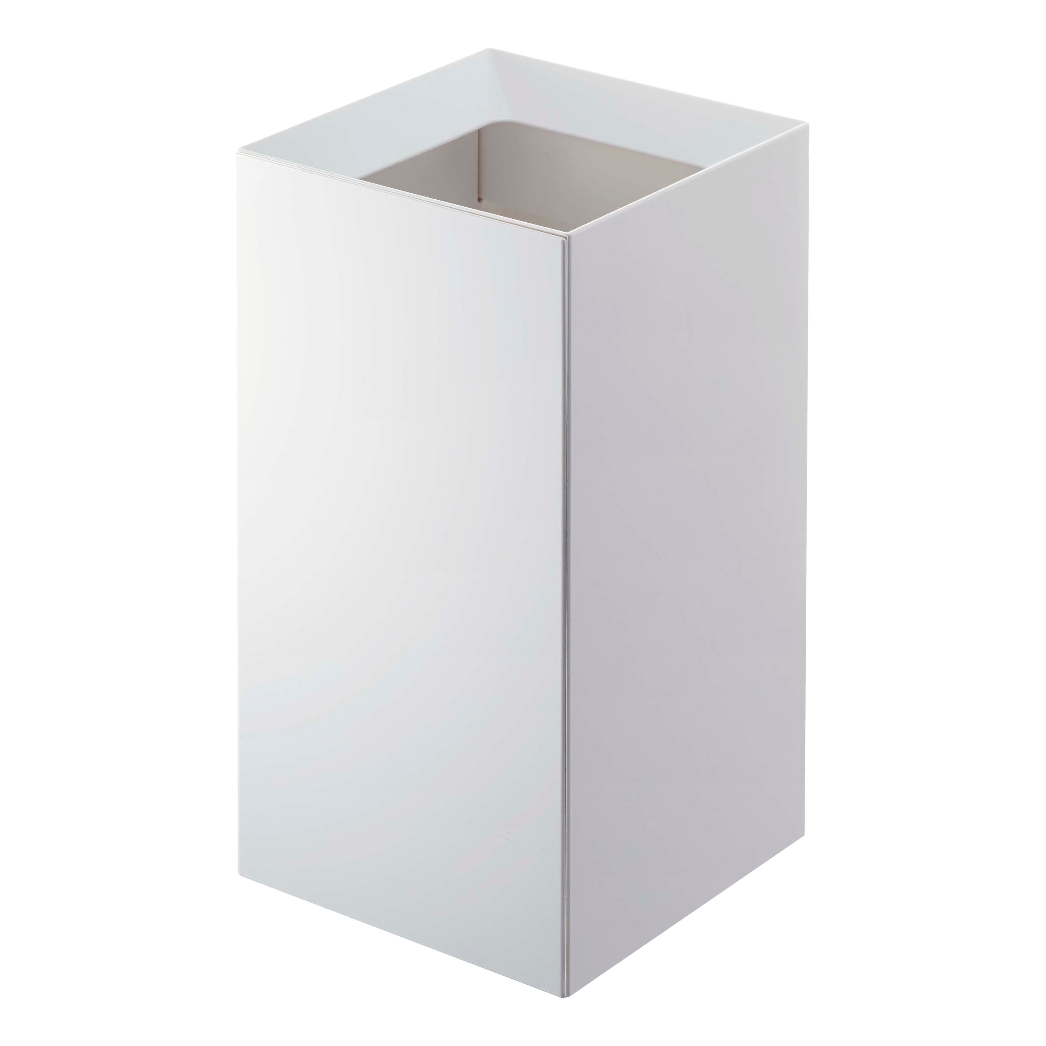 Yamazaki Home Trash Can - Two Styles, ABS Plastic, Short, 2.4 gallons, 9 liters