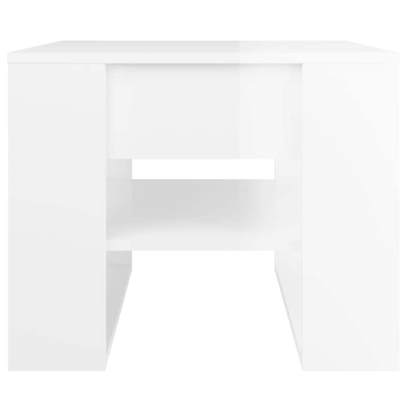 vidaXL Coffee Table End Table Sofa Table Living Room Furniture Engineered Wood - 21.9" x 21.7" x 17.7"