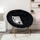 preview thumbnail 6 of 6, Milliard Cozy X-large Faux Fur Saucer Chair