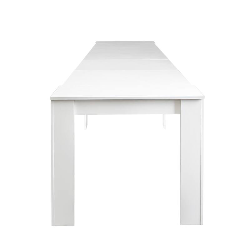 Roomfitters Modern Extendable Console Dining Table, Multifunctional Folding Table for Home or Outdoor Use