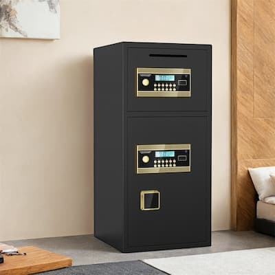 Large Doubledoor Coin-operated Safe,Digital Security Safe w/Fireproof