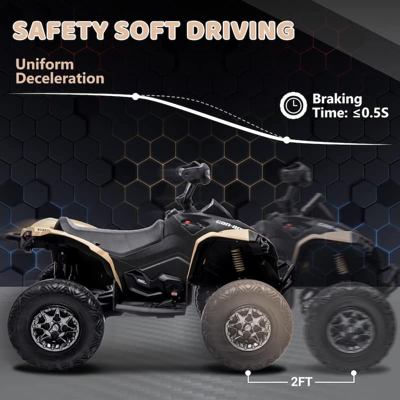 12V Ride on Toy Car 4 Wheeler Quad Electric Vehicle