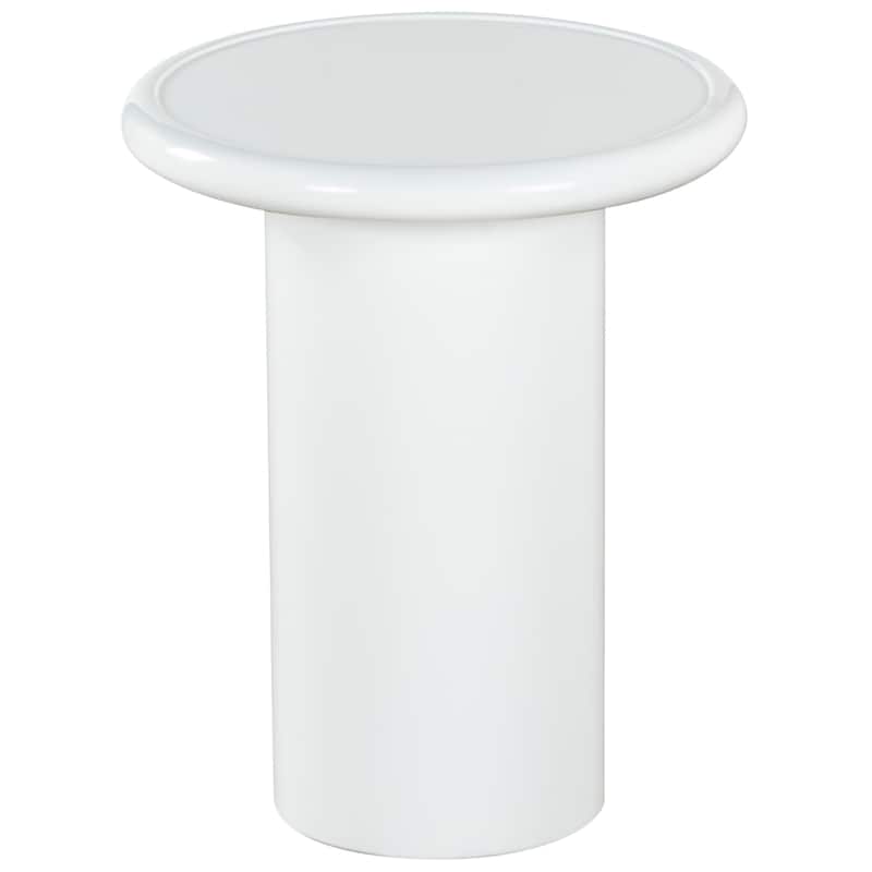 SAFAVIEH Couture Lollita Round Concrete Accent Table - 18"W x 18"D x 22"H