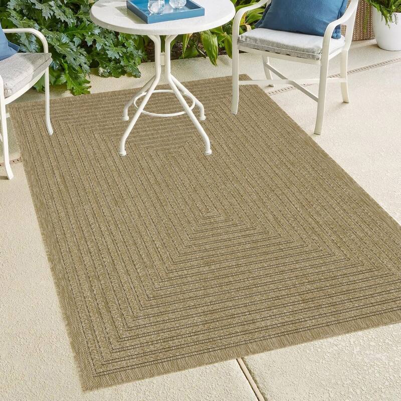 Machine Washable, Weather and UV Resistant Viola Design 4 color Option-Natural & Black & Red & Ivory