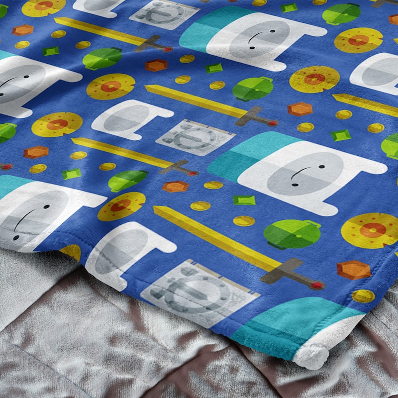 Cartoon Network Adventure Time Silk Touch Throw Blanket