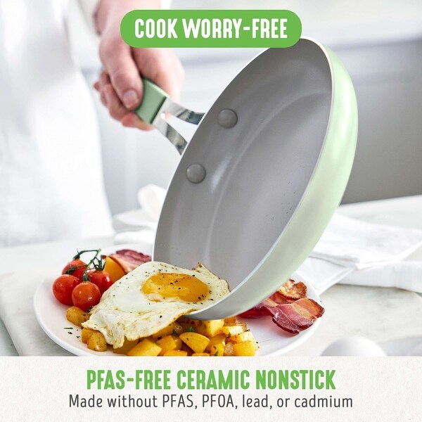 GreenLife Dream 10 Piece Healthy Ceramic Nonstick Cookware Set