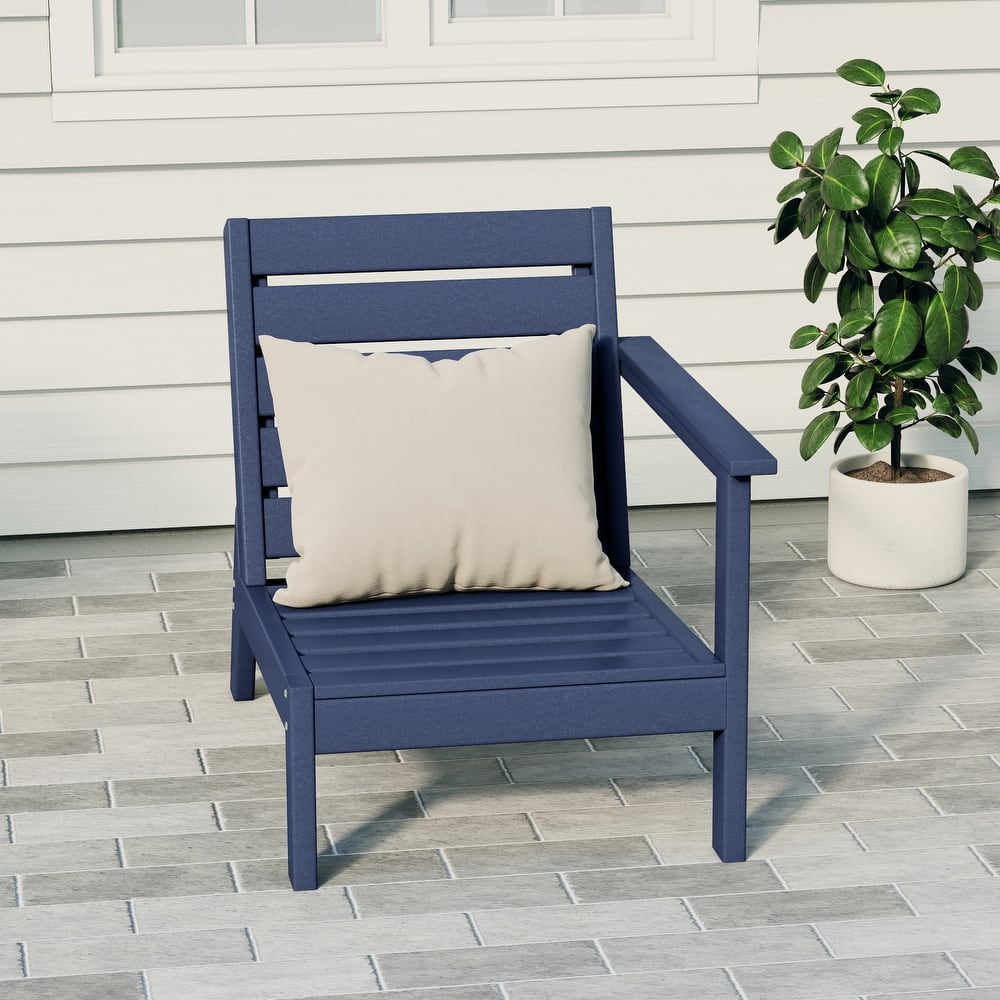 Birchwood All Weather HDPE Outdoor Patio Deep Seating Right Arm Facing Chair