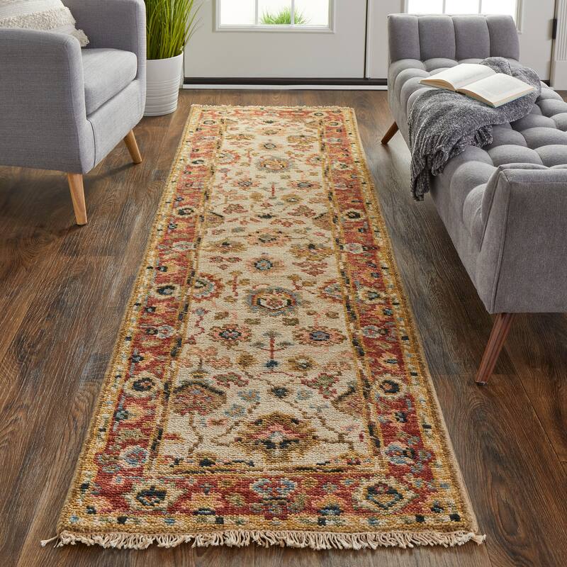 Grand Bazaar Irie Hand Knotted Oriental Traditional Area Rug