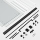 preview thumbnail 36 of 34, VS Series 68" - 72" W X 78" H Soft Closing Frameless Double Sliding Shower Doors With 3/8" Tempered Clear Glass