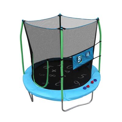Skywalker Trampolines 7.5' Round Trampoline with Enclosure and Double Toss Game
