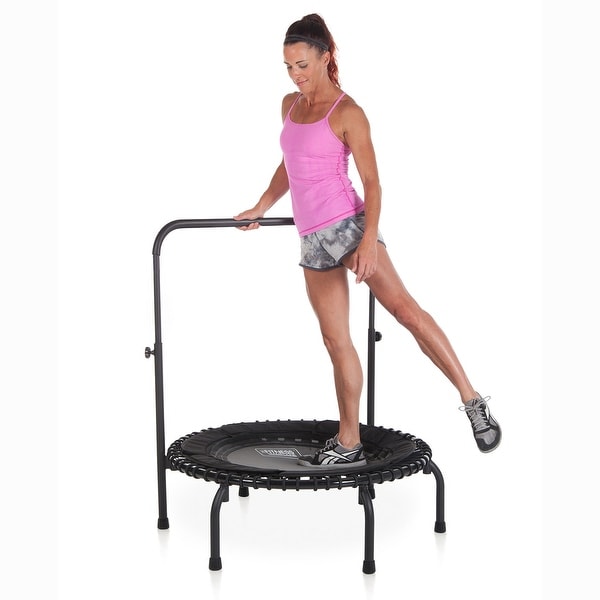 JumpSport 250 Fitness Rebounder Mini Trampoline Handle Bar