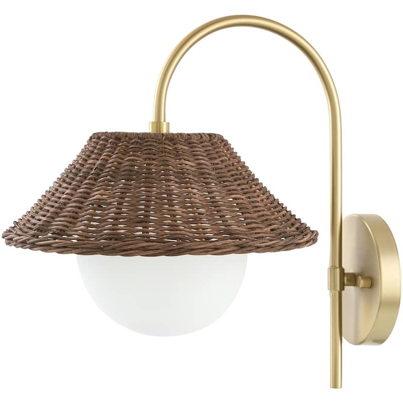 Livabliss Movita Cottage Wall Sconce - Brass