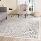 preview thumbnail 10 of 22, SAFAVIEH Adirondack Abstract Grid Distressed Rug 10' x 14' - Silver/Ivory - Rectangle
