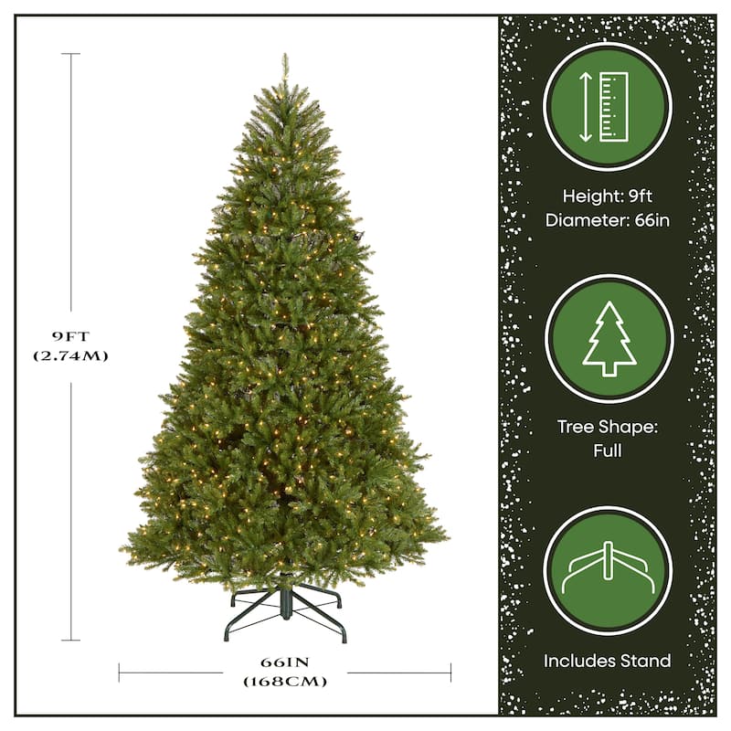 National Tree Company 9 ft. Dunhill Fir Christmas Tree - 9 Foot