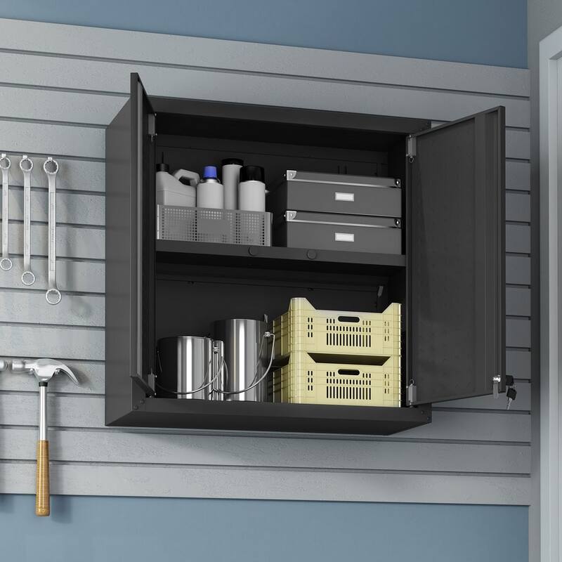 Fortress Floating Garage Cabinet - Set of 2