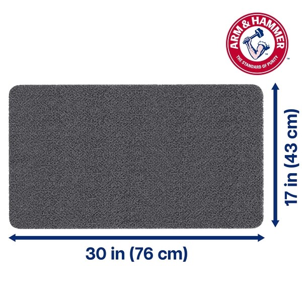 Arm & Hammer Sensory Touch Loofah Shower Tub Mat, Exfoliating Feet