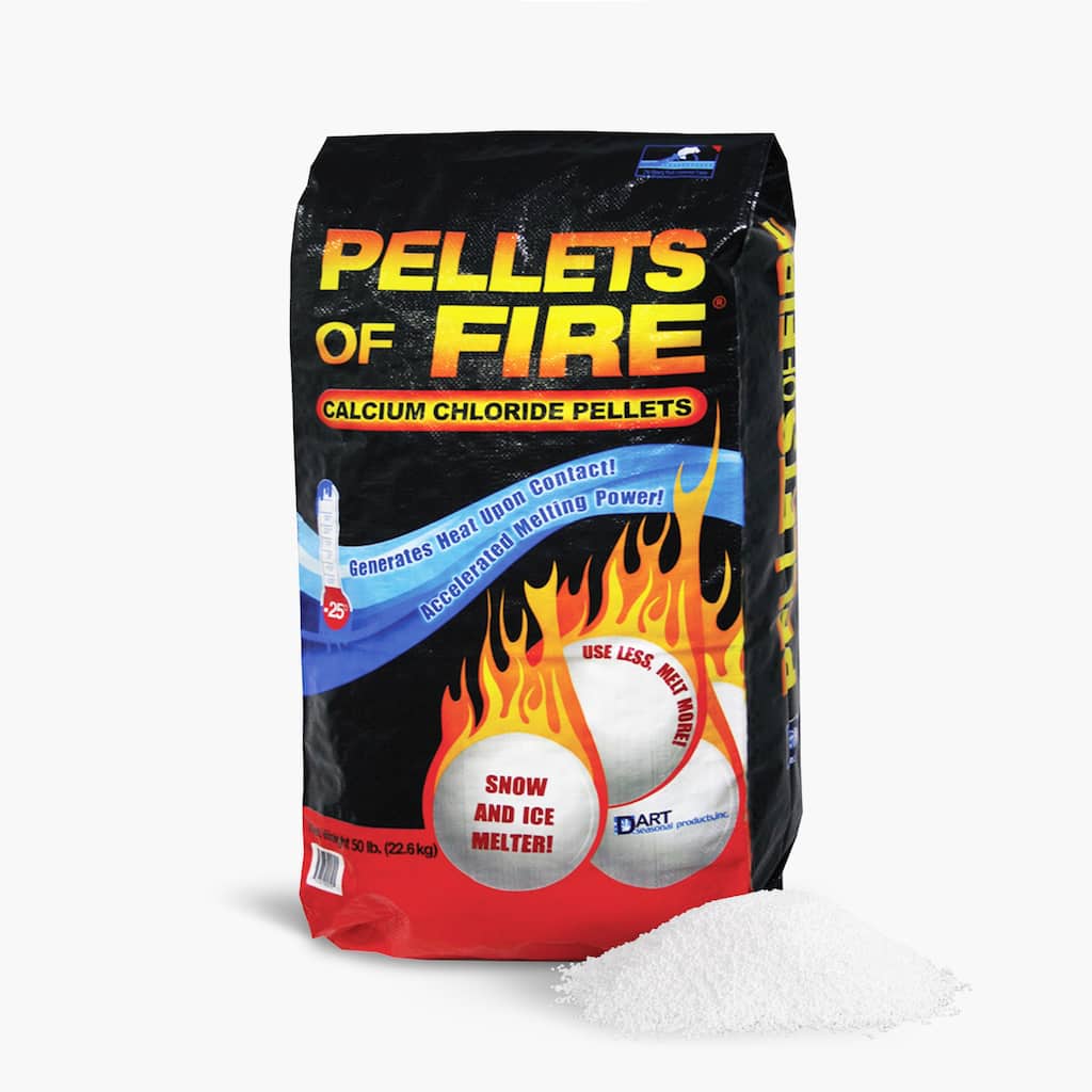 Pellets of Fire - 50 lb. Pellets Bag - White - 24 Height (in)