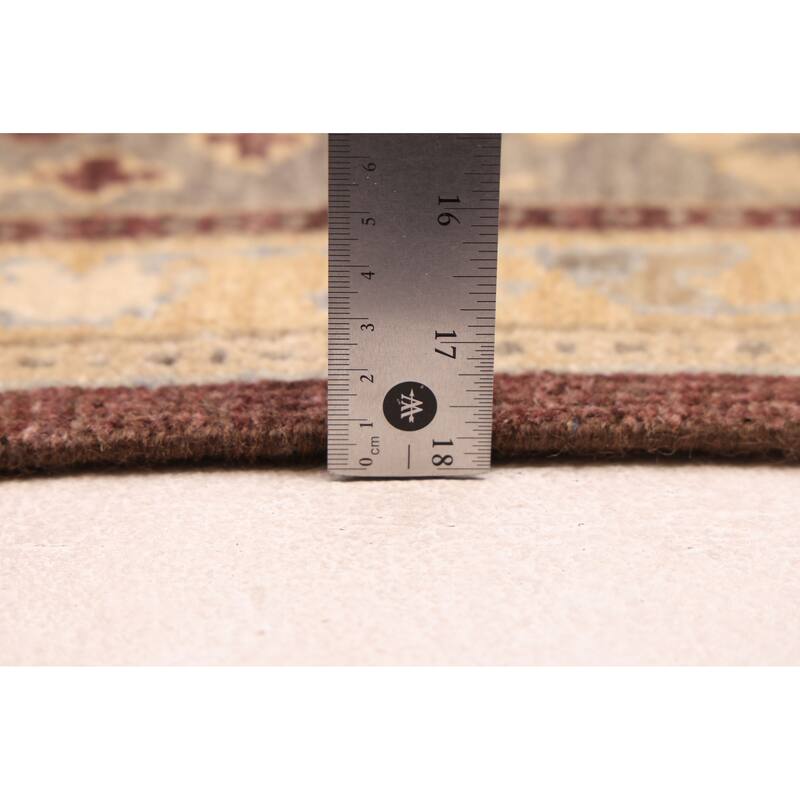 ECARPETGALLERY Hand-knotted Jamshidpour Dark Brown Wool Rug - 7'11 x 9'11