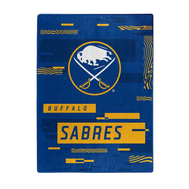 NHL Buffalo Sabres Digitize Raschel Throw Blanket