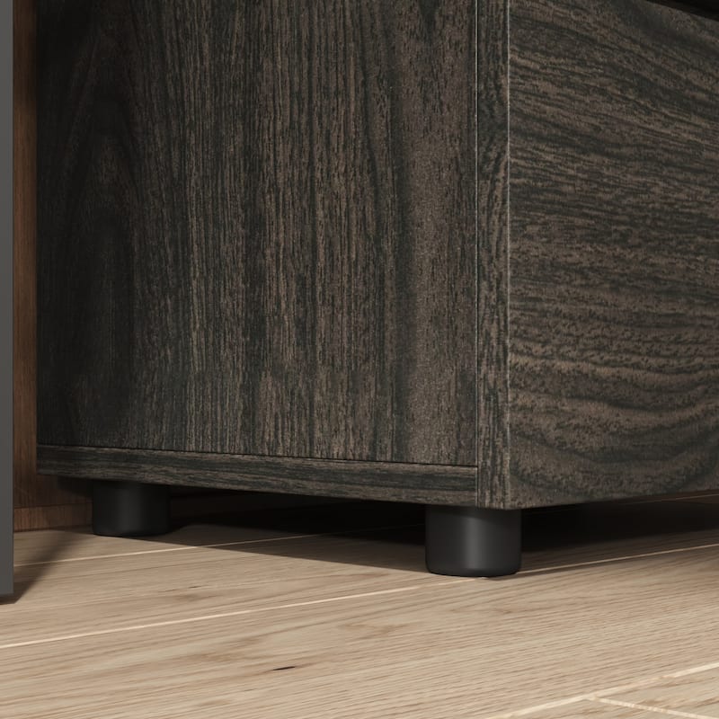 Premium 2-Drawer Nightstand 3 Colors Bedside Table by Kerrogee End Table