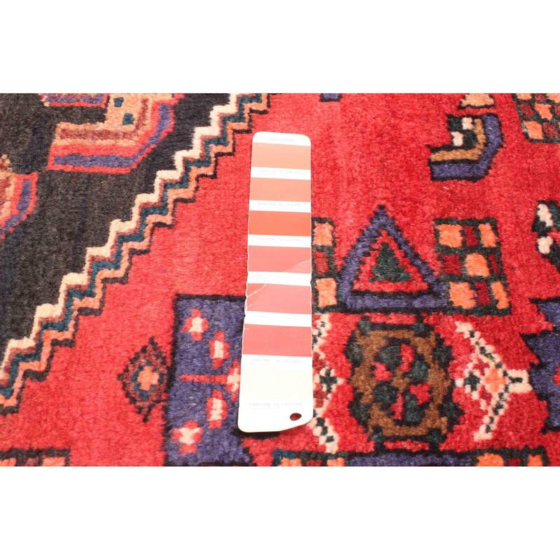 ECARPETGALLERY Hand-knotted Andelz Red Wool Rug - 4'5 x 7'1
