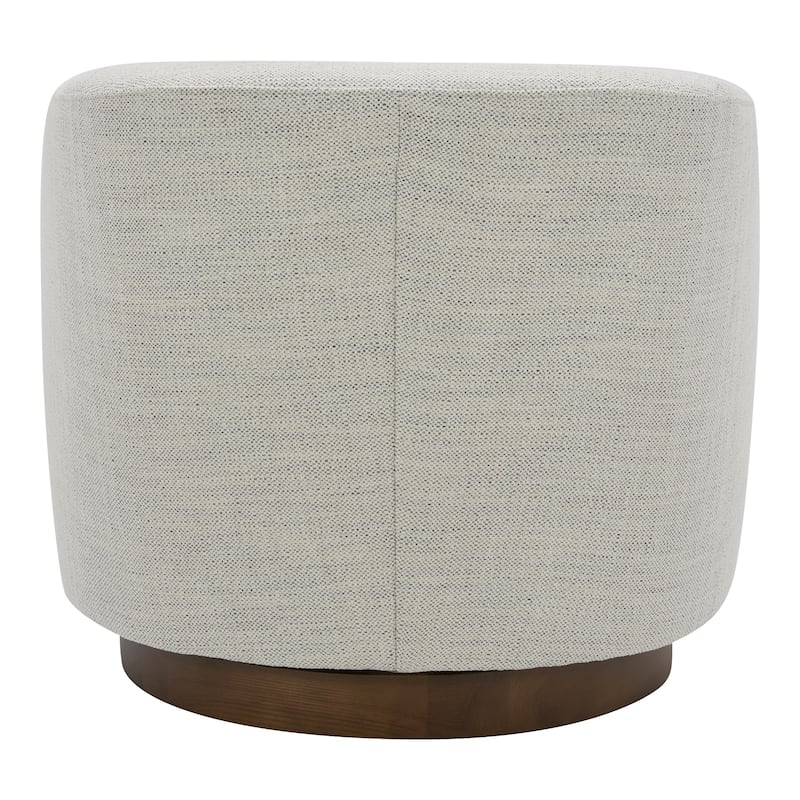 NADAAL STUDIOS Grayson, Accent Chair Polyester and Acrylic Upholstery Solid Wood and Plywood Construction, Splashed White